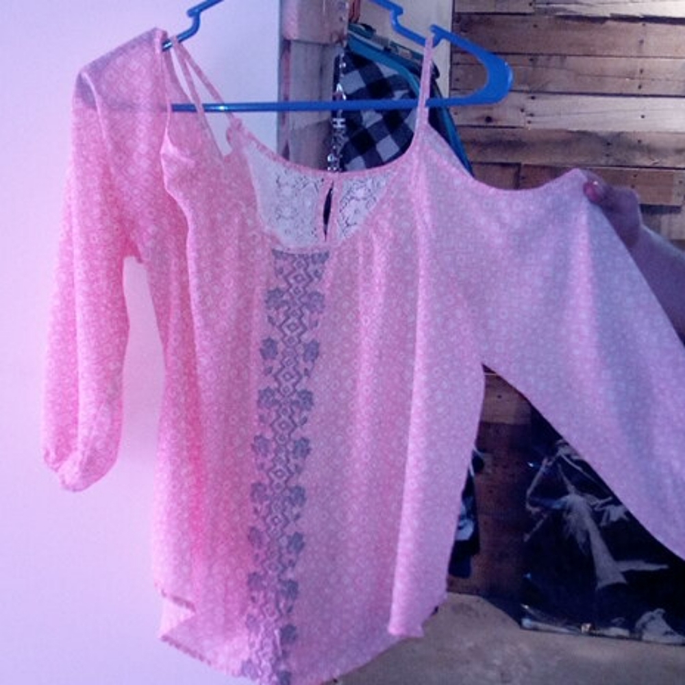 Pink dress shirt